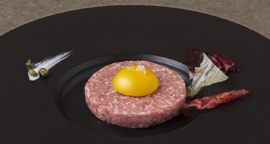 Pâtes de saucisson avec le faux jaune d’oeuf