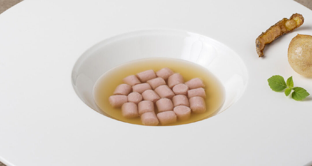 Cott jambon cuit soufflé, anis et pommes de terre