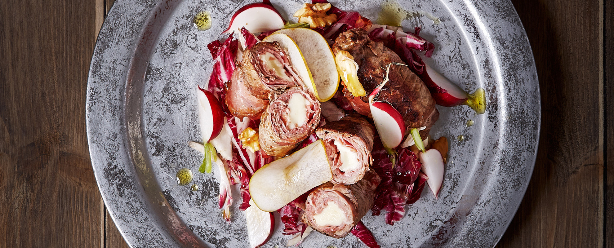 Involtini di manzo con capocollo piccante e caciocavallo