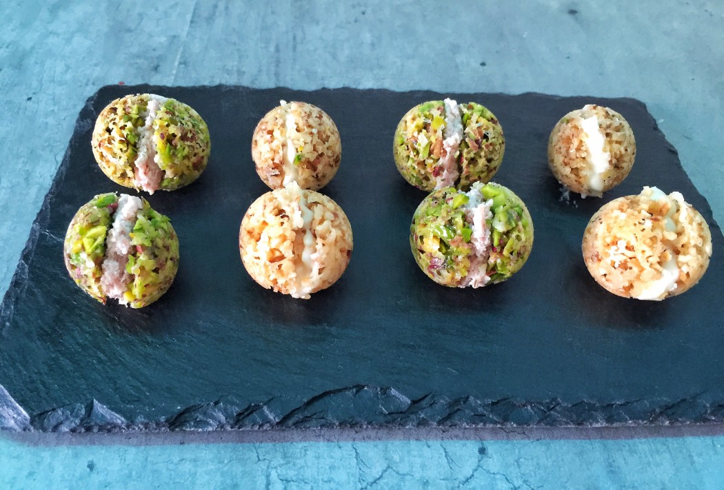 Baci di dama avec Cott jambon cuit