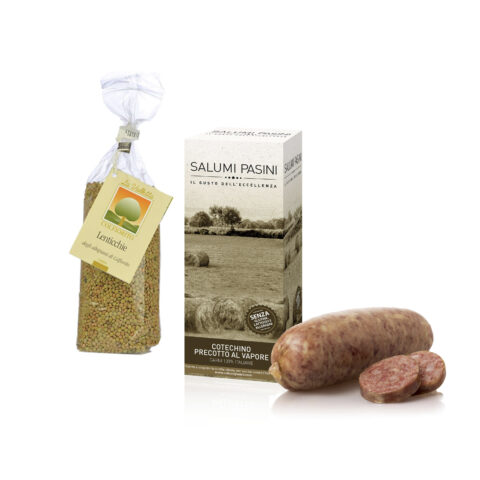 PRECOOKED COTECHINO AND LENTILS