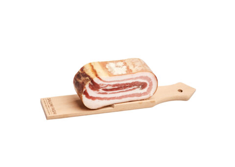 BATTENED BACON SLICE WITH CUTTING BOARD