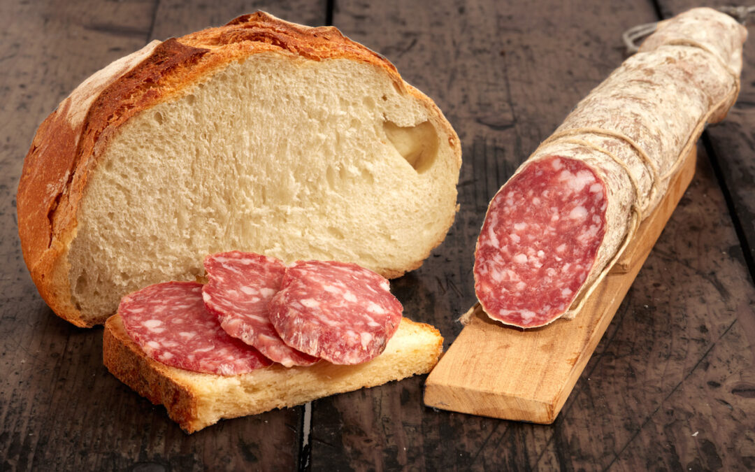 What is salami made of?