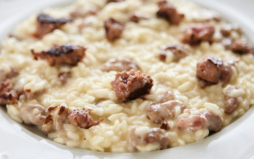 Risotto avec saucisse